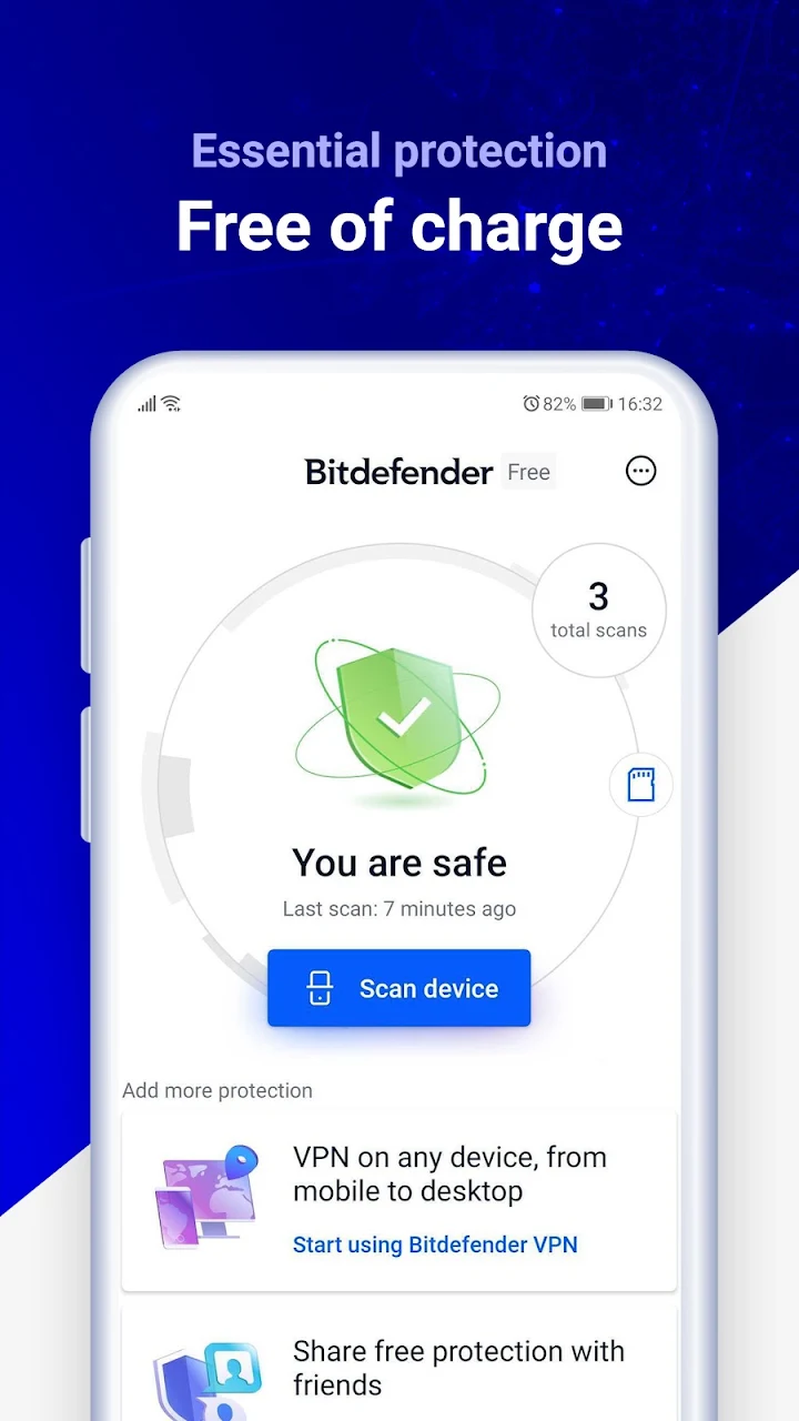 Bitdefender Antivirus screenshot 1 on Windows 10