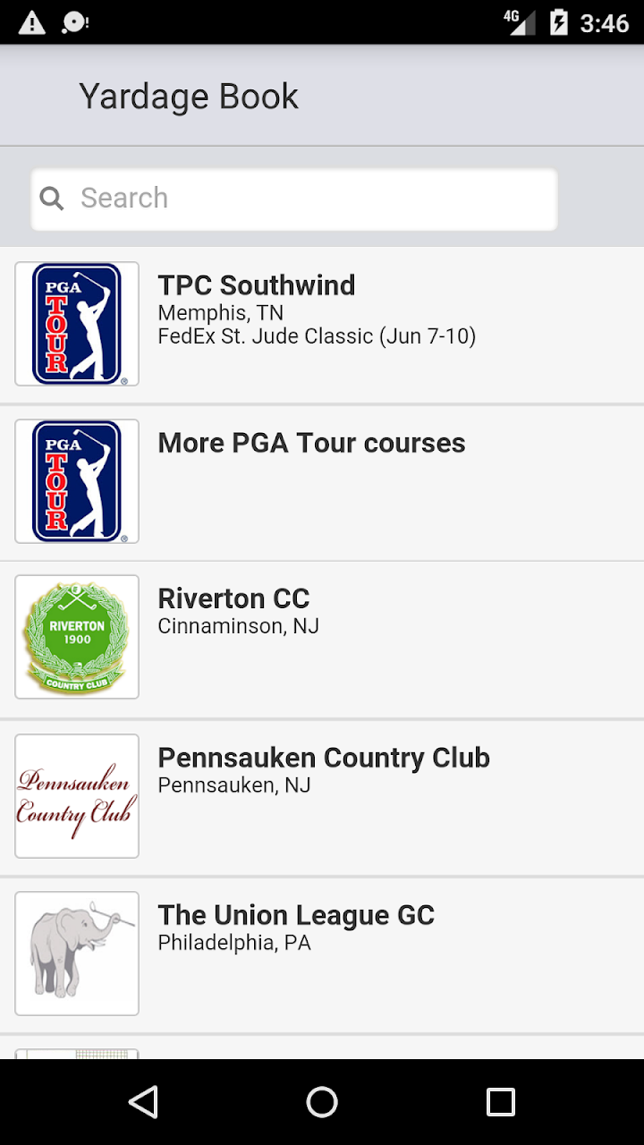 BlueGolf Yardage Book screenshot 1 on Windows 10 BlueGolf Yardage Book screenshot 1 on Windows 10