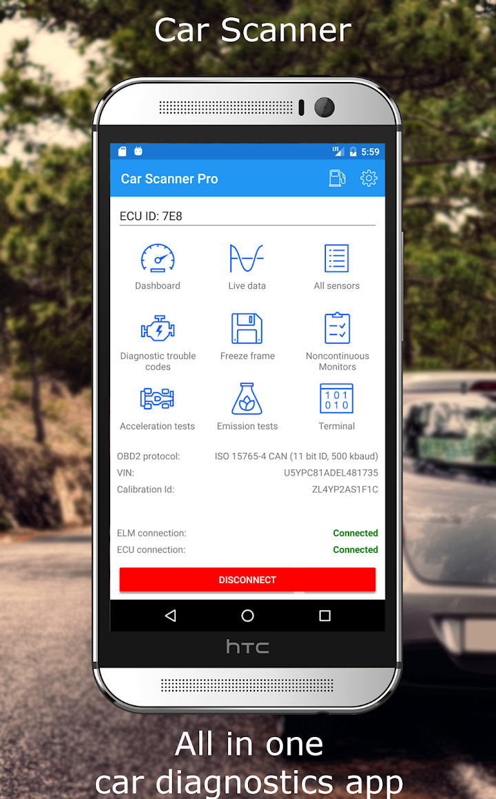 Car Scanner ELM OBD2 screenshot 1 on Windows 10 Car Scanner ELM OBD2 screenshot 1 on Windows 10