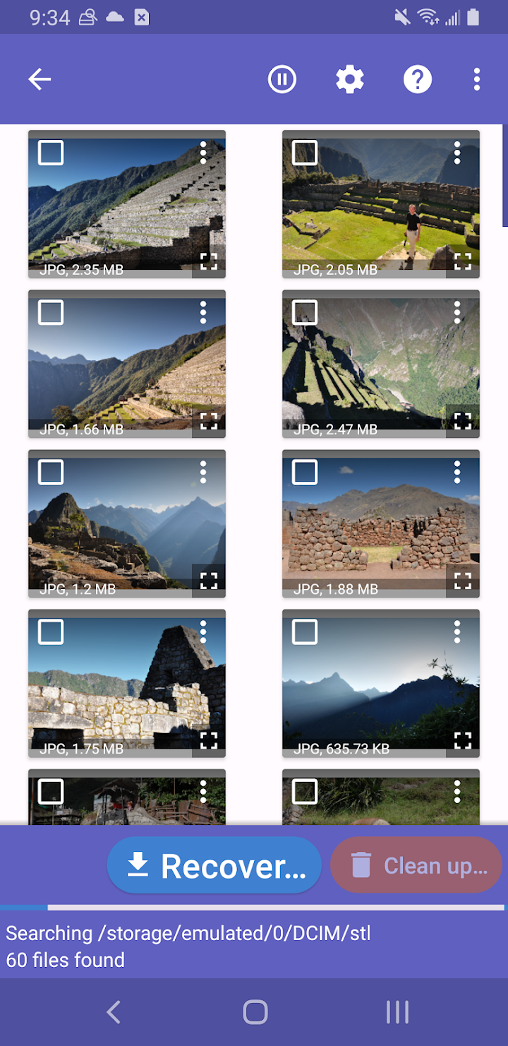 DiskDigger photo/file recovery screenshot 1 on Windows 10