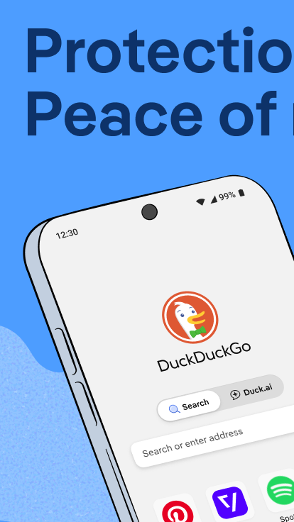 DuckDuckGo, optional Duck.ai screenshot 1 on Windows 10 DuckDuckGo, optional Duck.ai screenshot 1 on Windows 10