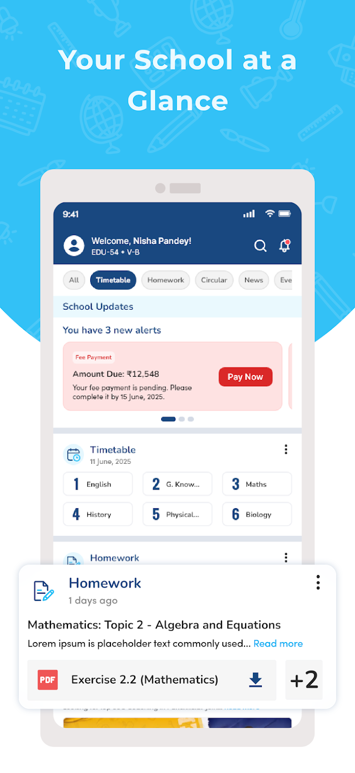 Edunext Parent screenshot 1 on Windows 10 Edunext Parent screenshot 1 on Windows 10