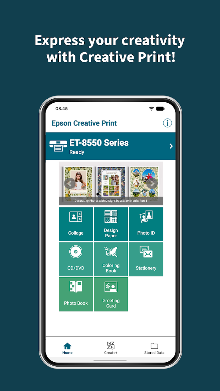 Epson Creative Print screenshot 1 on Windows 10 Epson Creative Print screenshot 1 on Windows 10