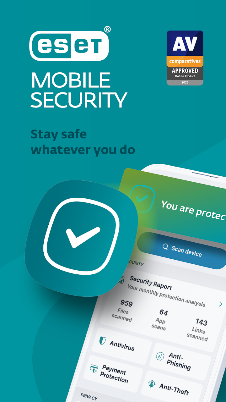 ESET Mobile Security Antivirus screenshot 1 on Windows 10 ESET Mobile Security Antivirus screenshot 1 on Windows 10