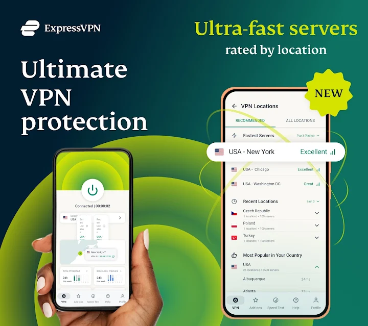 ExpressVPN screenshot 1 on Windows 10