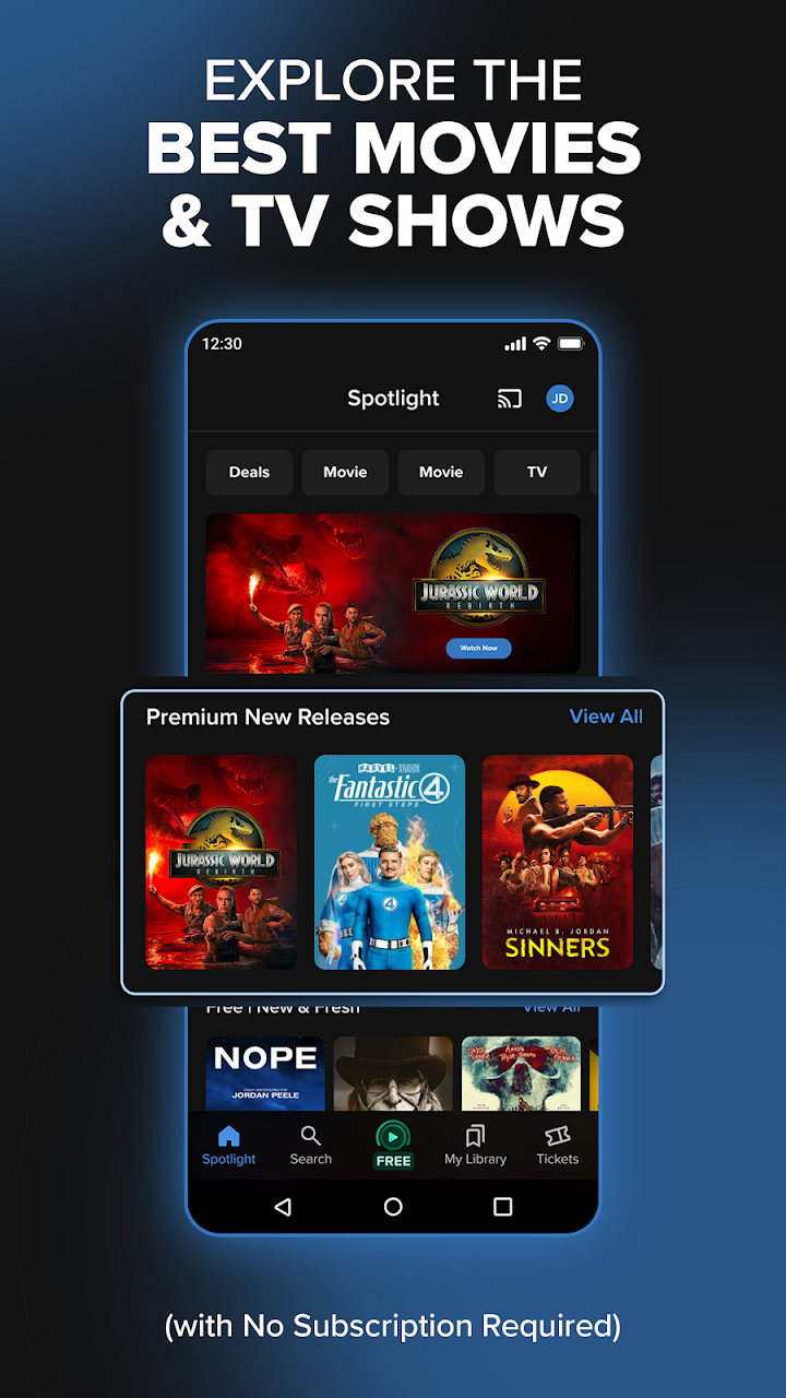 Fandango screenshot 1 on Windows 10