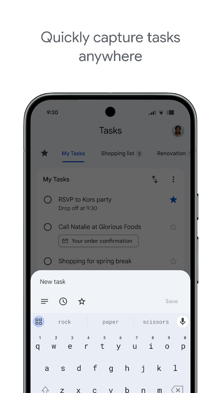 Google Tasks screenshot 1 on Windows 10 Google Tasks screenshot 1 on Windows 10