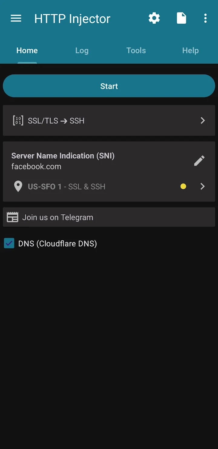 HTTP Injector (SSH/V2ray) VPN screenshot 1 on Windows 10 HTTP Injector (SSH/V2ray) VPN screenshot 1 on Windows 10
