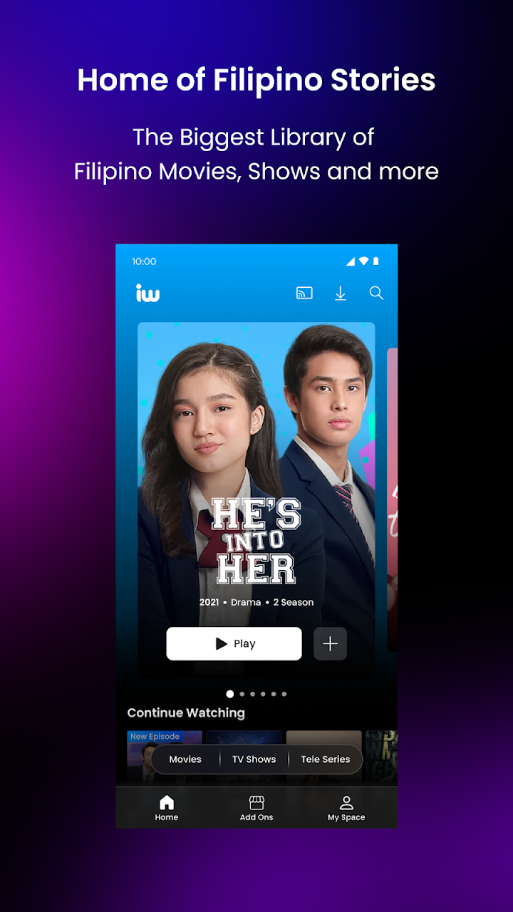 iWant screenshot 1 on Windows 10