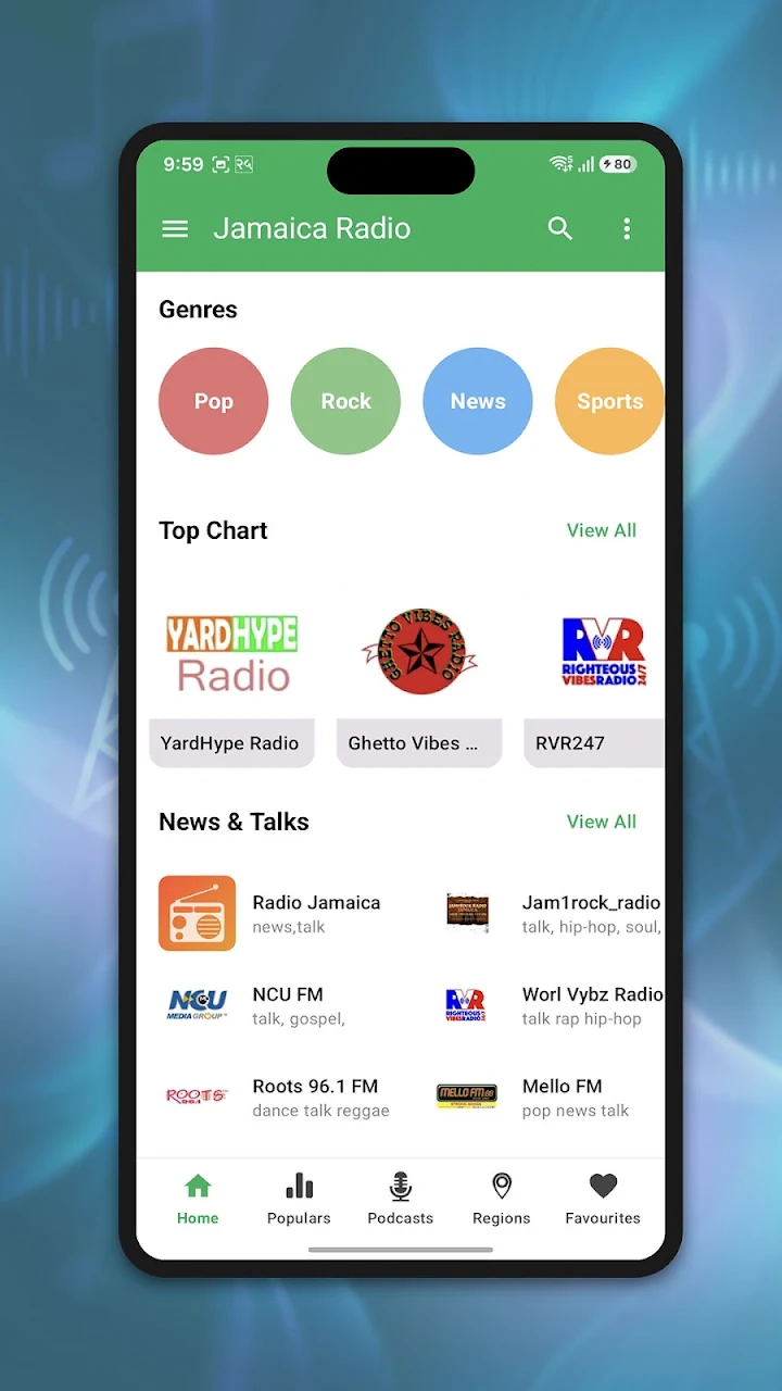 Jamaica Radio screenshot 1 on Windows 10 Jamaica Radio screenshot 1 on Windows 10