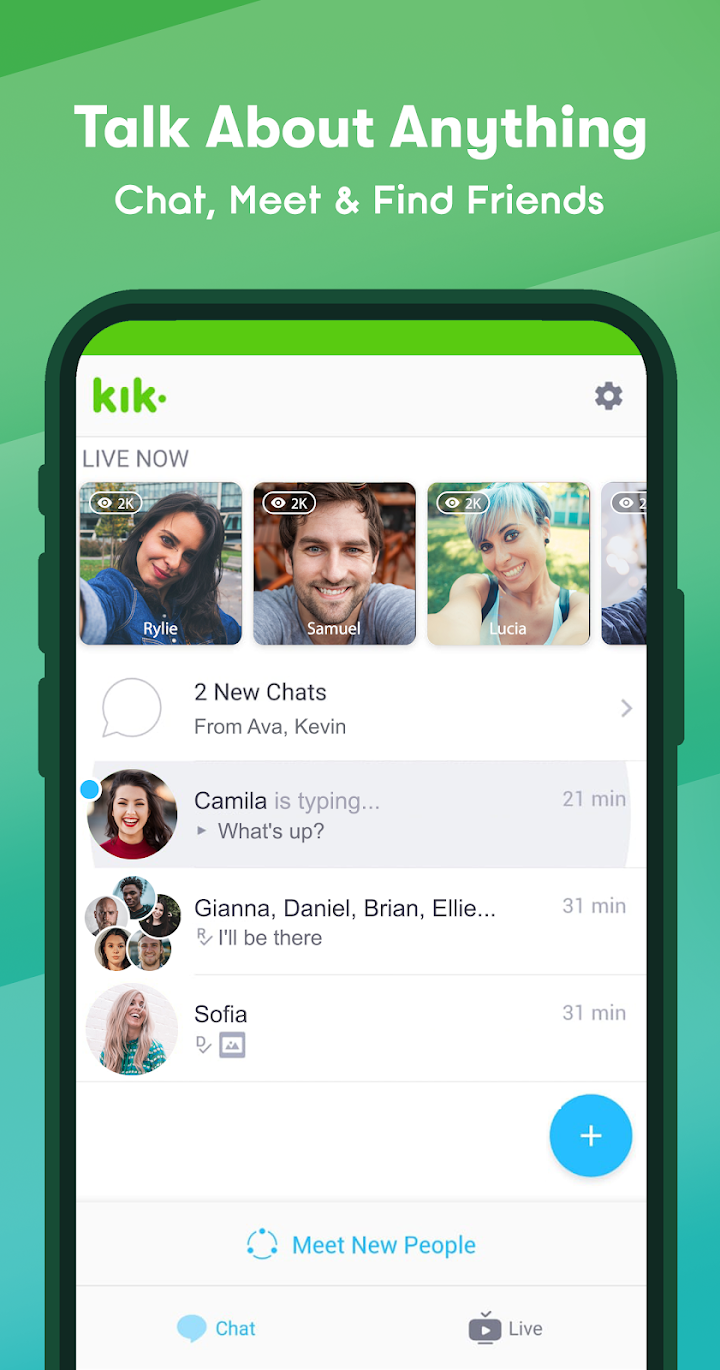 Kik screenshot 1 on Windows 10 Kik screenshot 1 on Windows 10