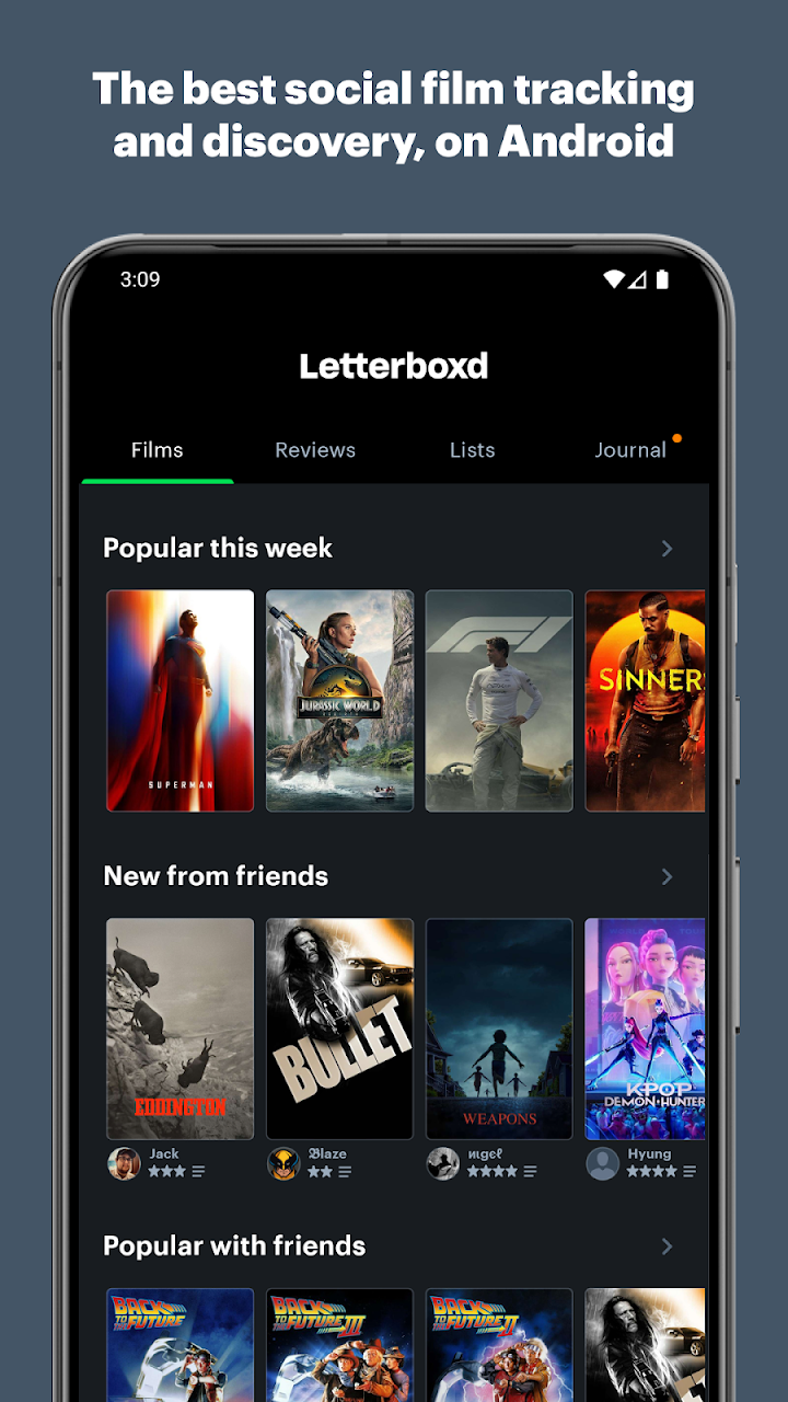 Letterboxd screenshot 1 on Windows 10 Letterboxd screenshot 1 on Windows 10