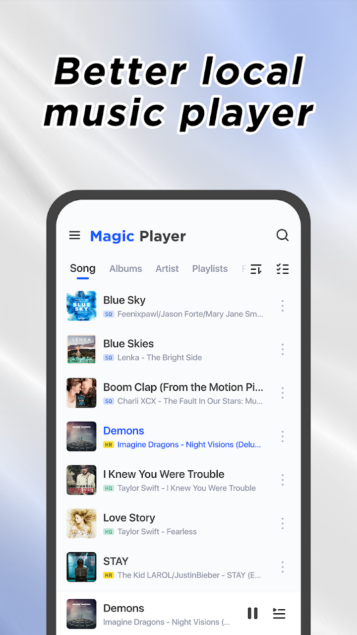 Magic Music Player screenshot 1 on Windows 10