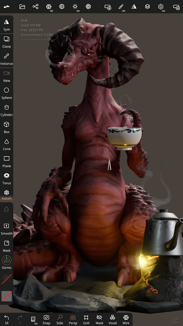 Nomad Sculpt screenshot 1 on Windows 10
