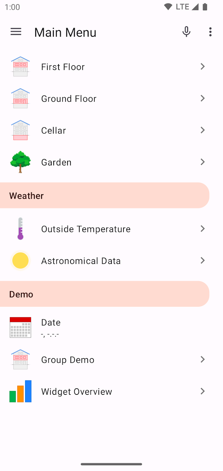 openHAB screenshot 1 on Windows 10