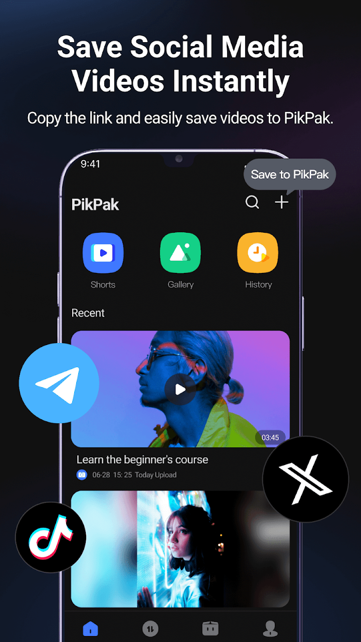 PikPak-Safe Cloud, Video Saver screenshot 1 on Windows 10 PikPak-Safe Cloud, Video Saver screenshot 1 on Windows 10