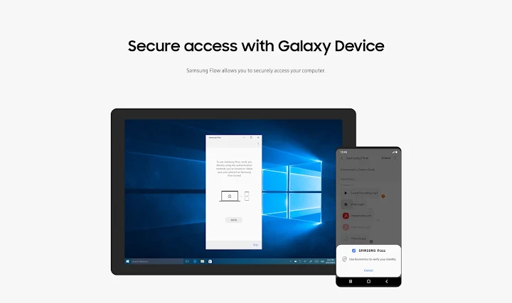 Samsung Flow screenshot 1 on Windows 10
