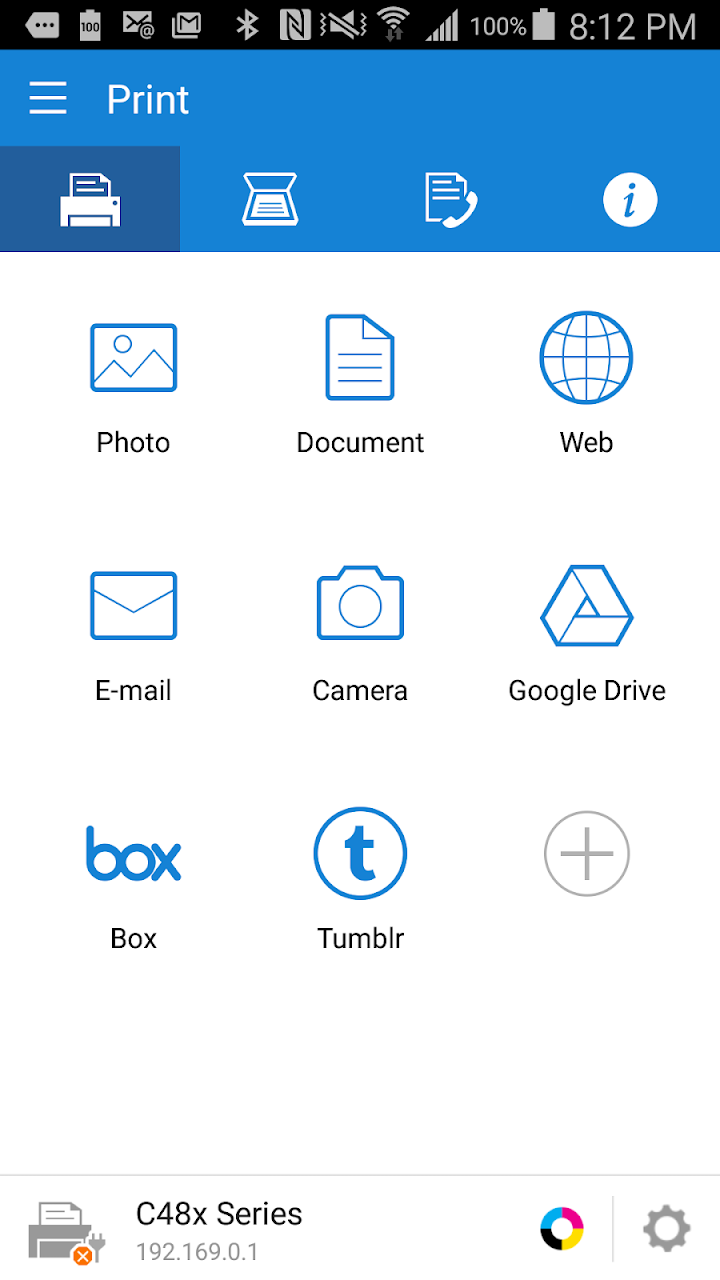 Samsung Mobile Print screenshot 1 on Windows 10 Samsung Mobile Print screenshot 1 on Windows 10