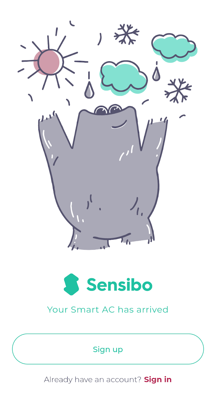 Sensibo screenshot 1 on Windows 10