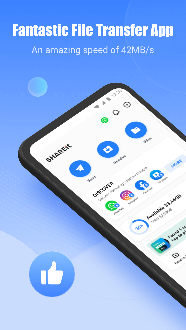 SHAREit screenshot 1 on Windows 10