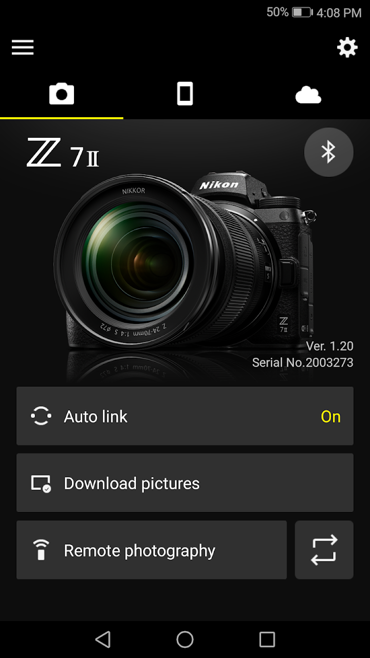 SnapBridge screenshot 1 on Windows 10