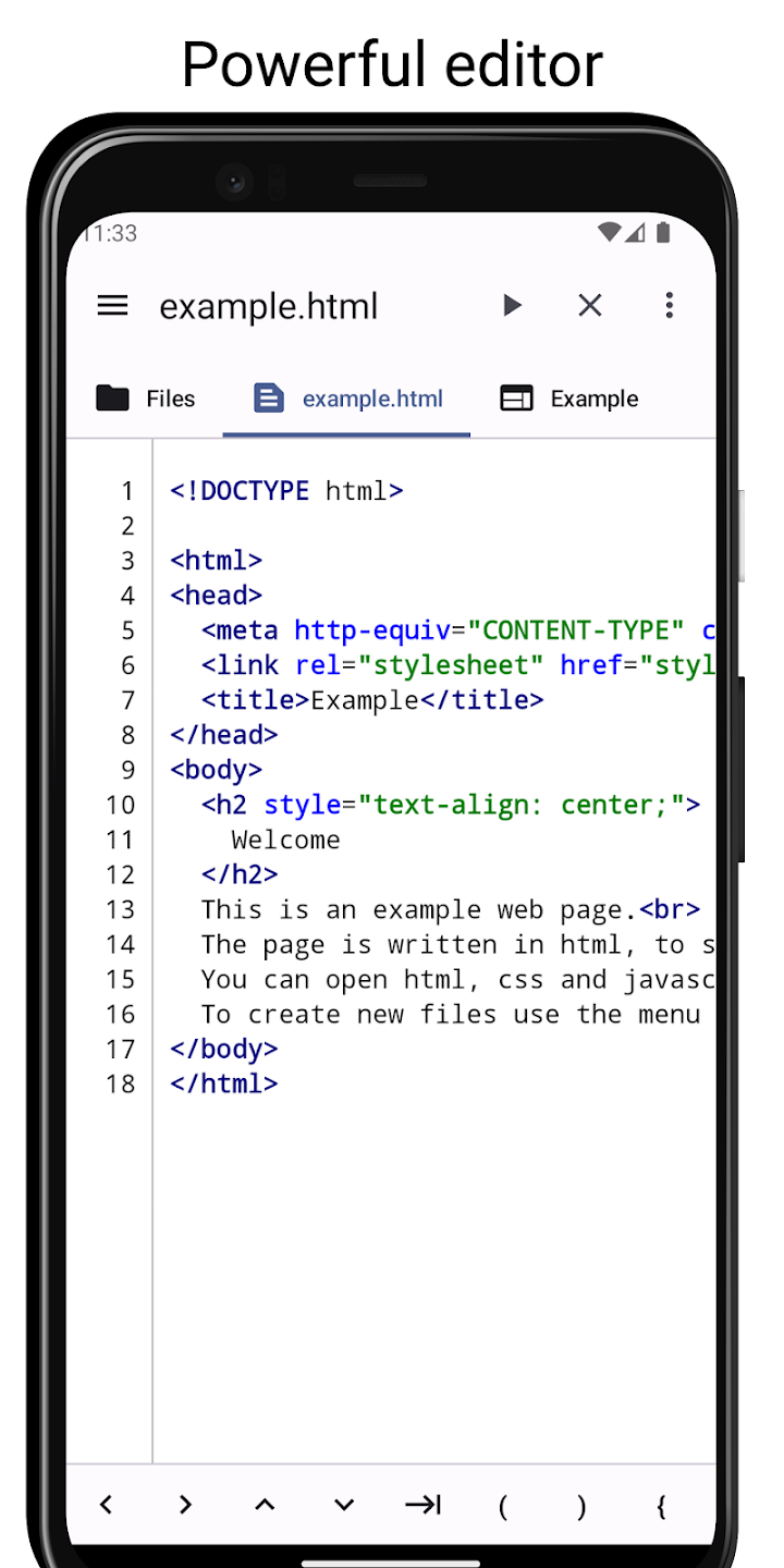 WebCode screenshot 1 on Windows 10 WebCode screenshot 1 on Windows 10