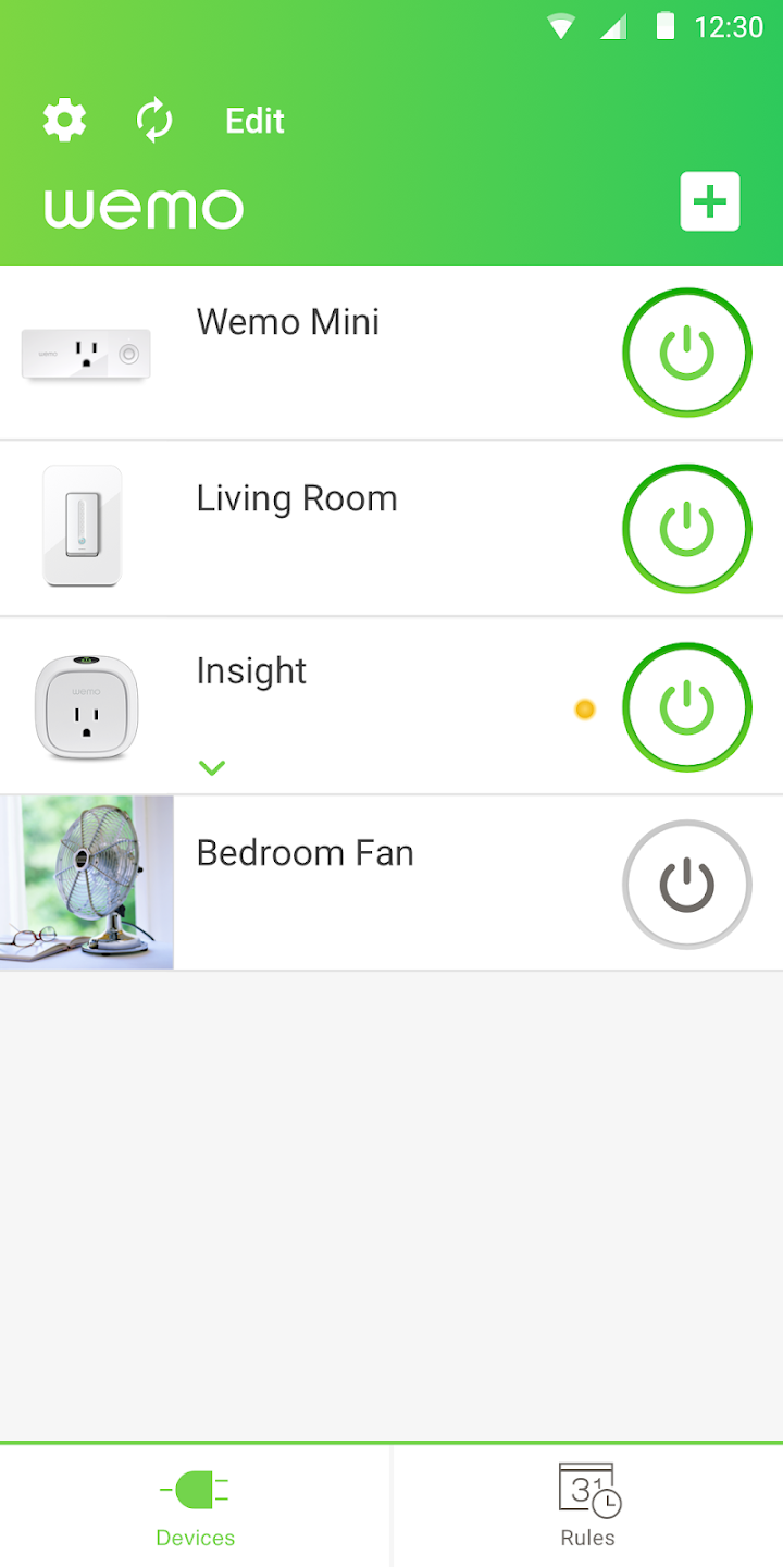 Wemo screenshot 1 on Windows 10 Wemo screenshot 1 on Windows 10