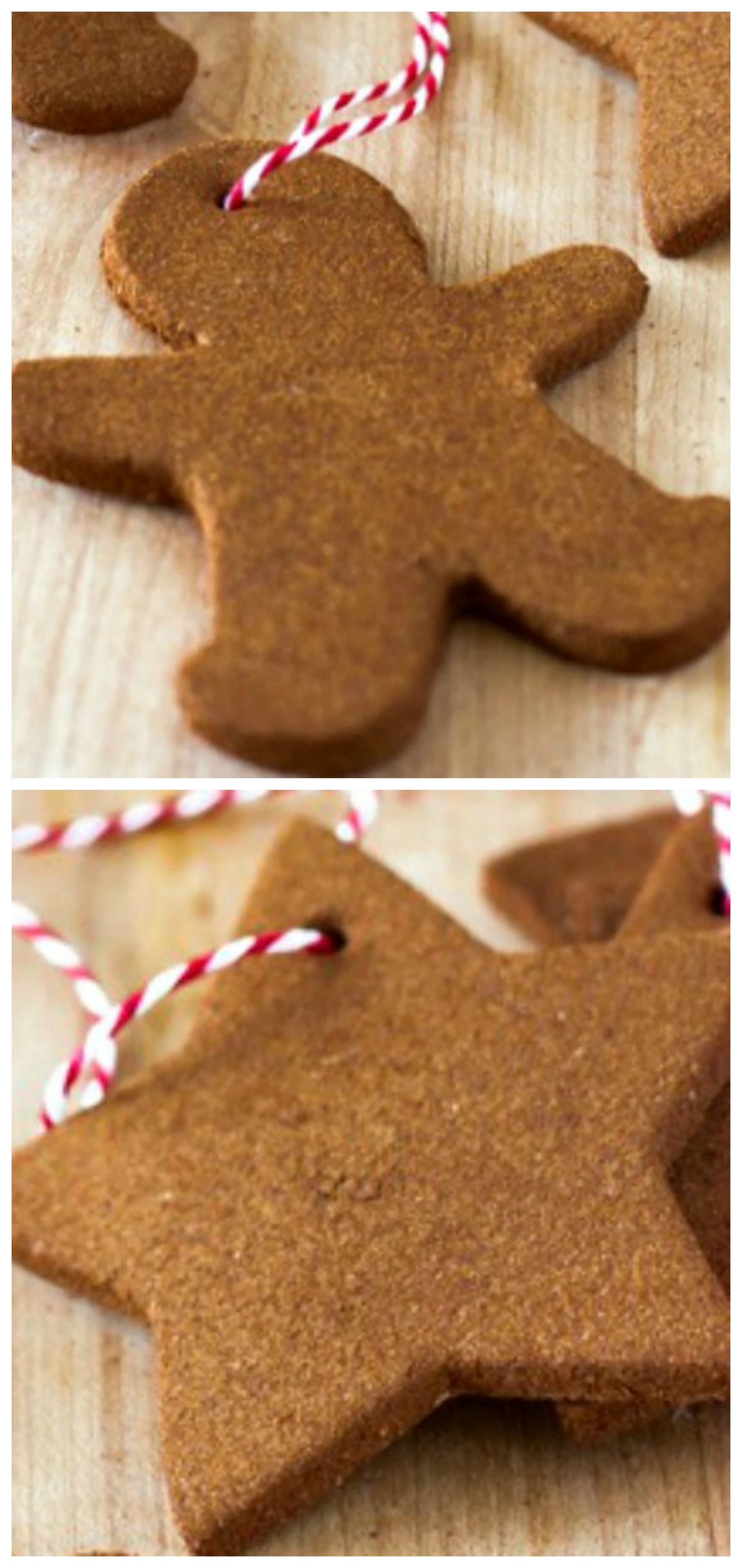 No Bake Cinnamon Applesauce Christmas Ornaments