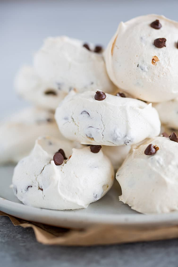 Chocolate Chip Meringue Cookies