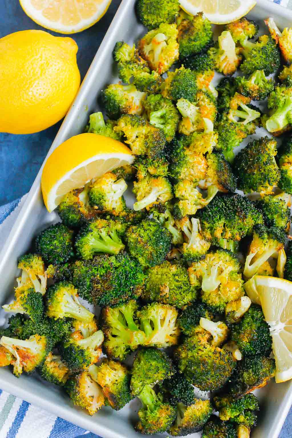 Roasted Garlic Lemon Broccoli