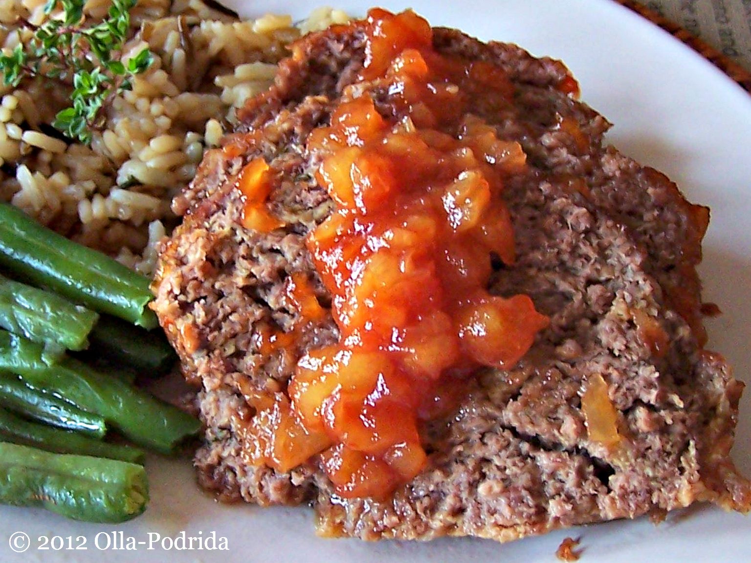 Tantalizingly Tangy Meatloaf