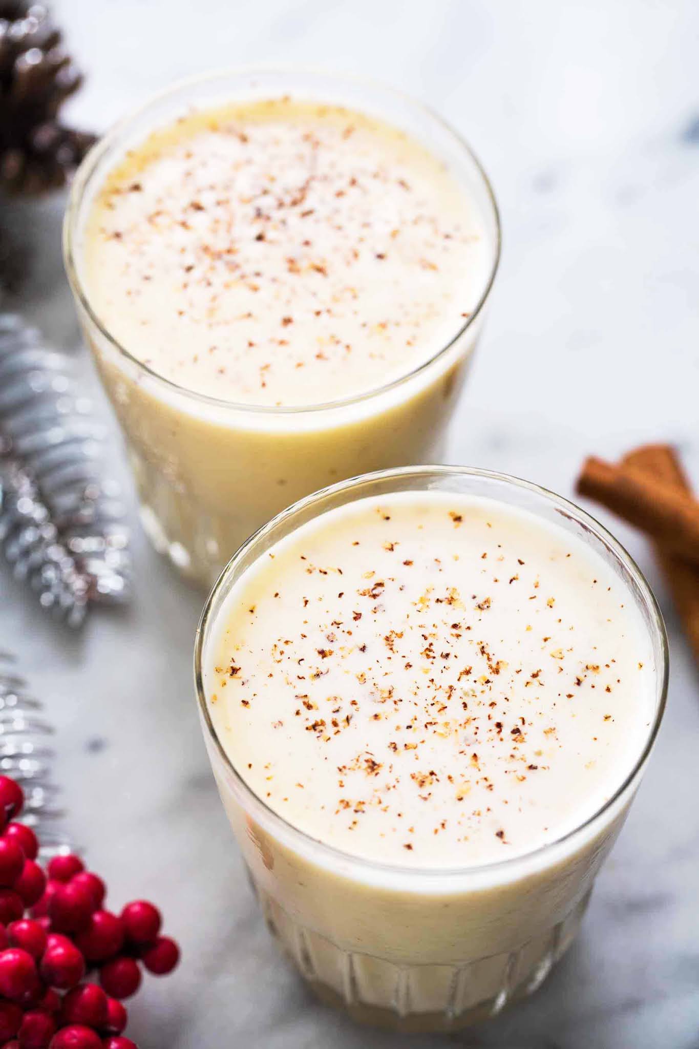 Traditional Rum Eggnog