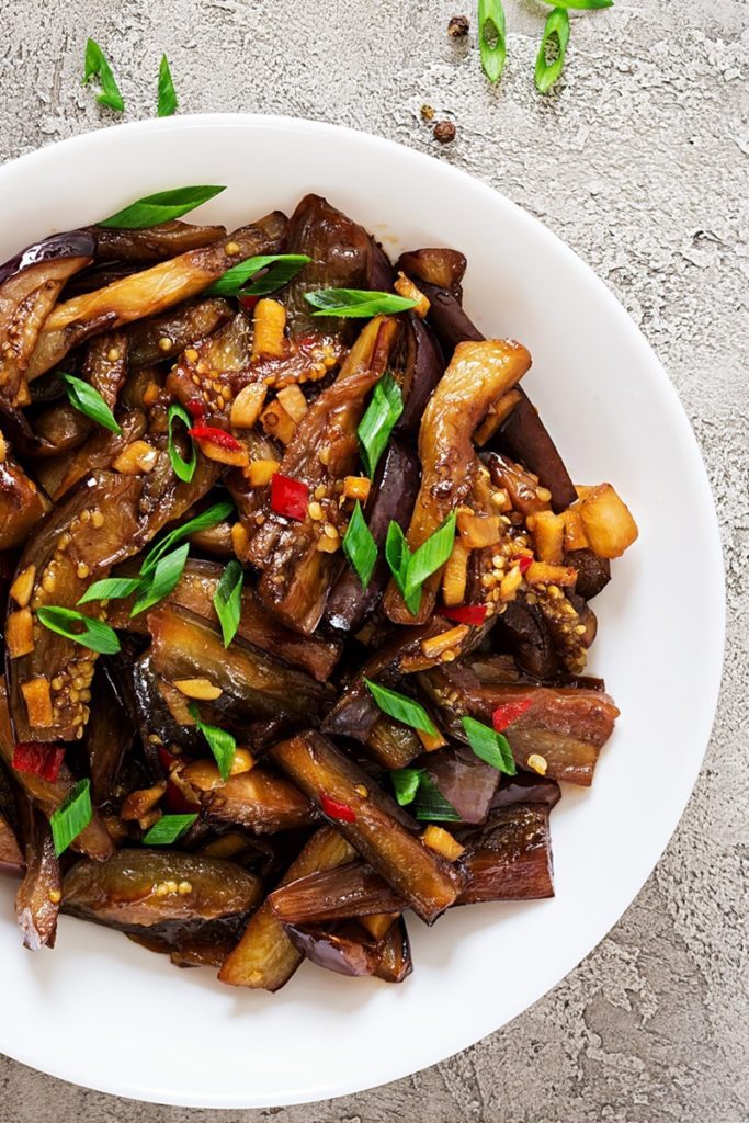 Eggplant in Garlic Sauce