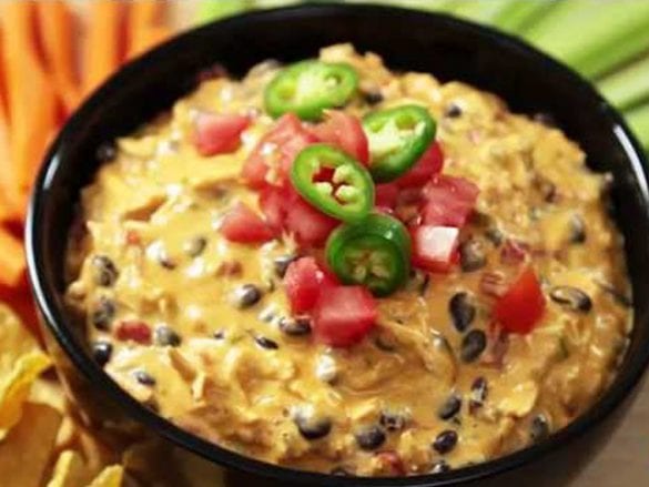 Outrageous Warm Chicken Nacho Dip