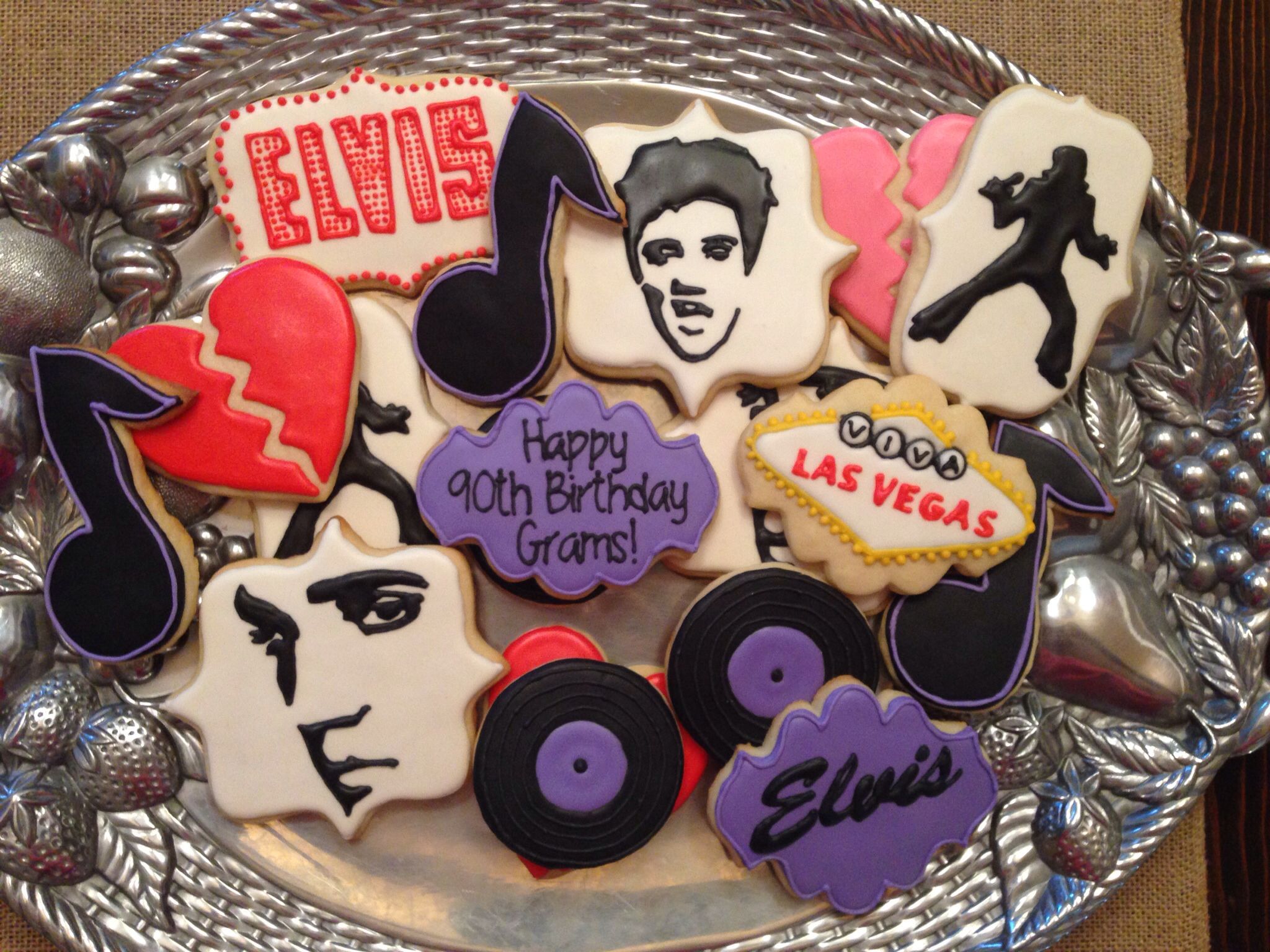 Delicious Elvis cookies fresh out of the oven