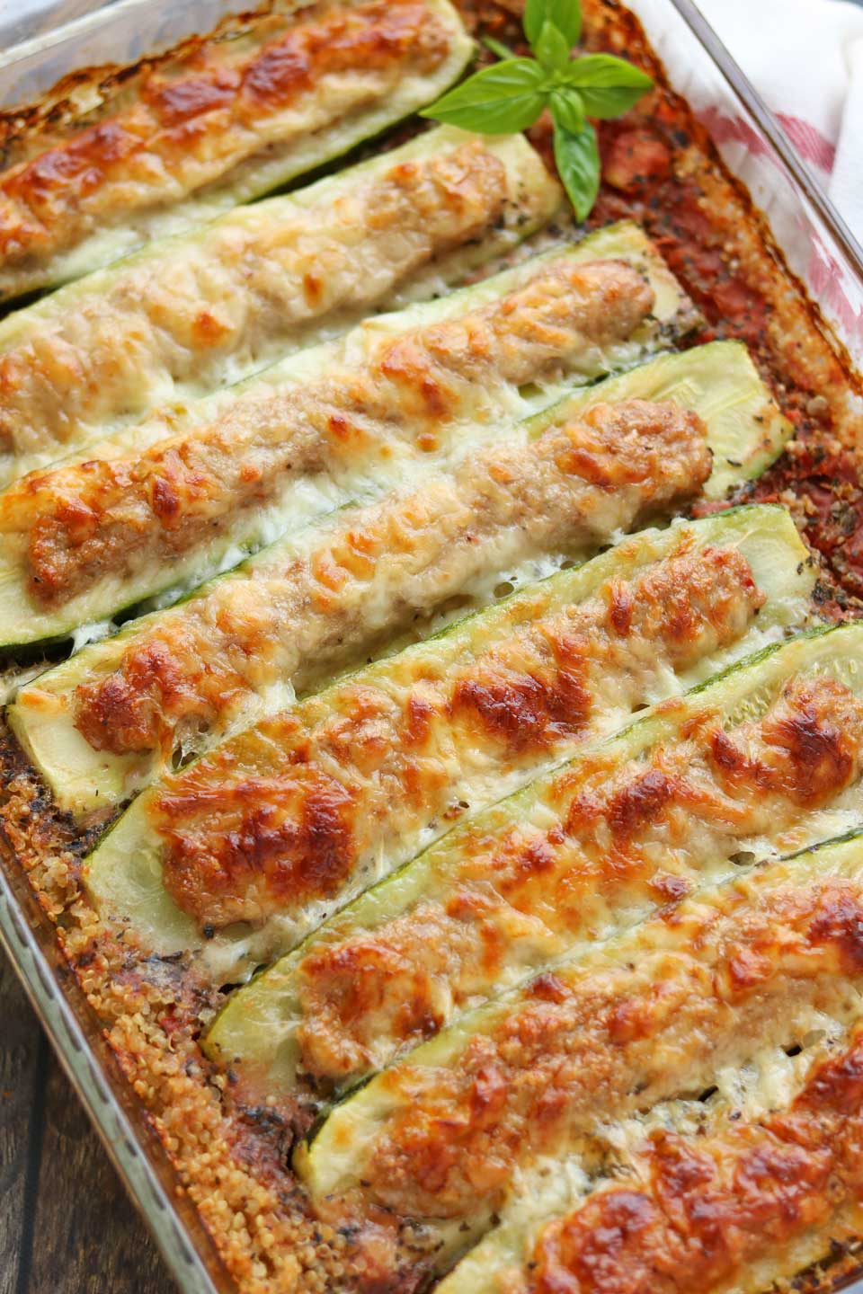 Stuffed Zucchini Boats Casserole