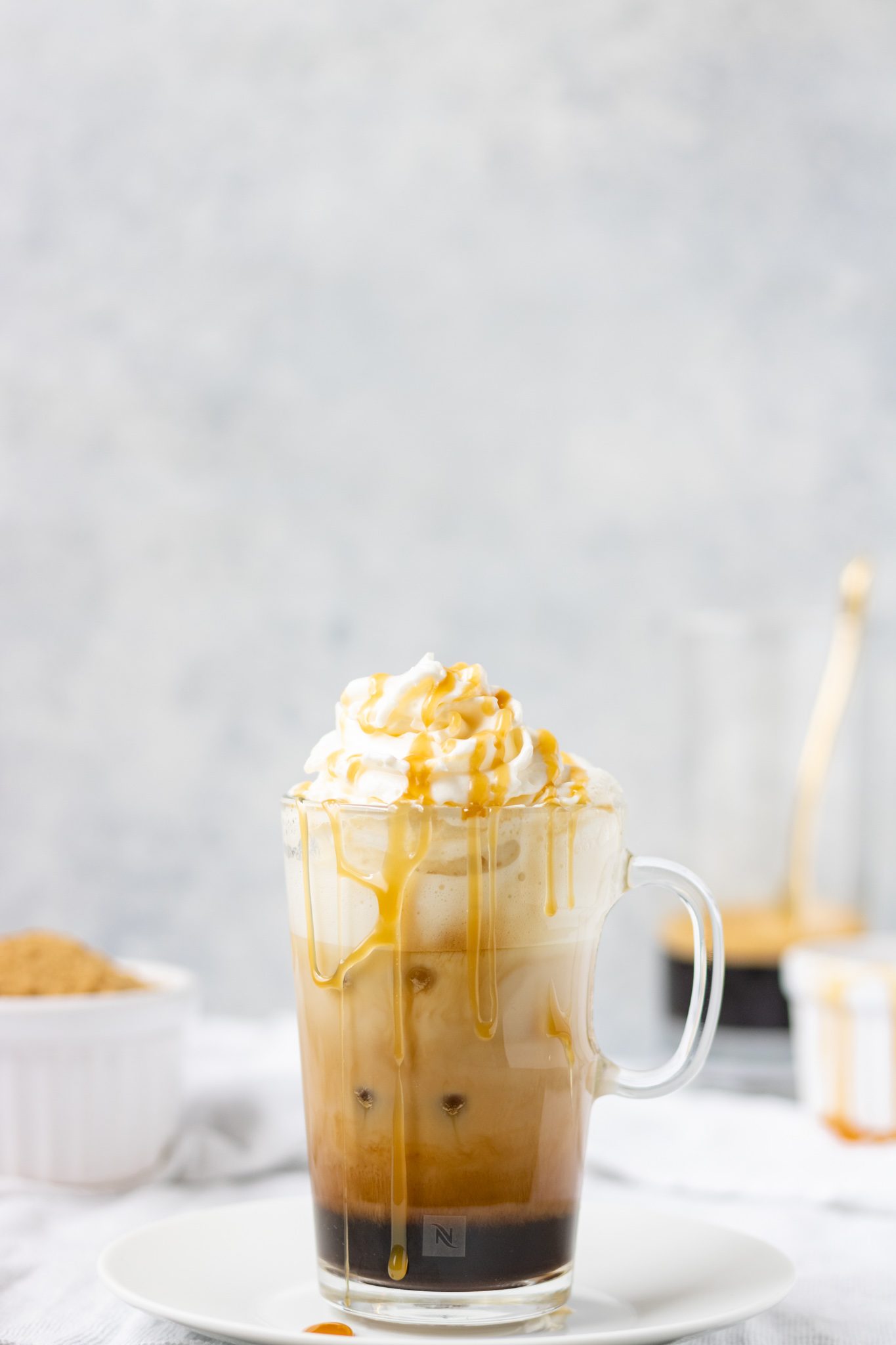 Iced Brown Sugar Caramel Latte