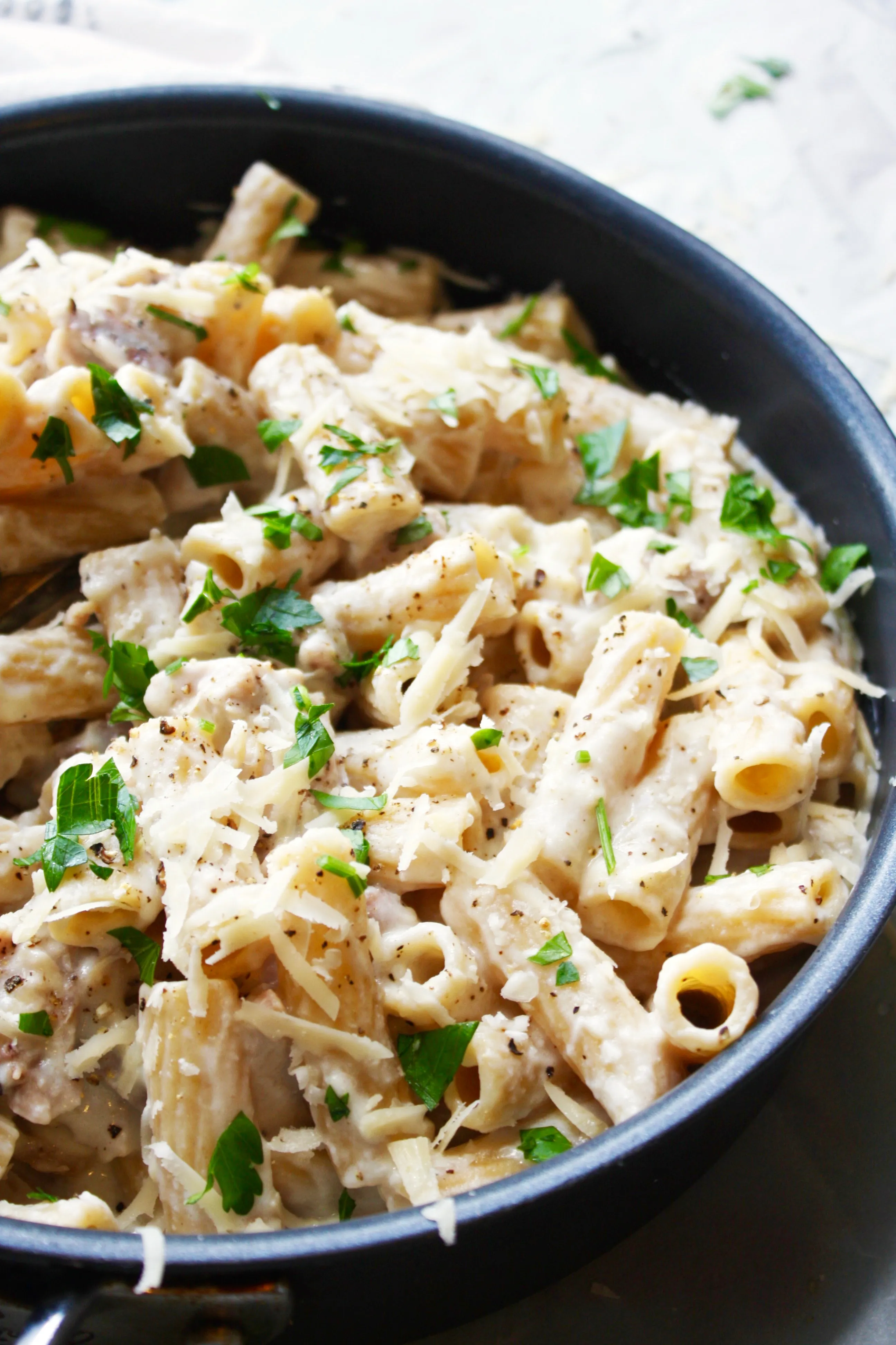 Skinny Chicken Alfredo