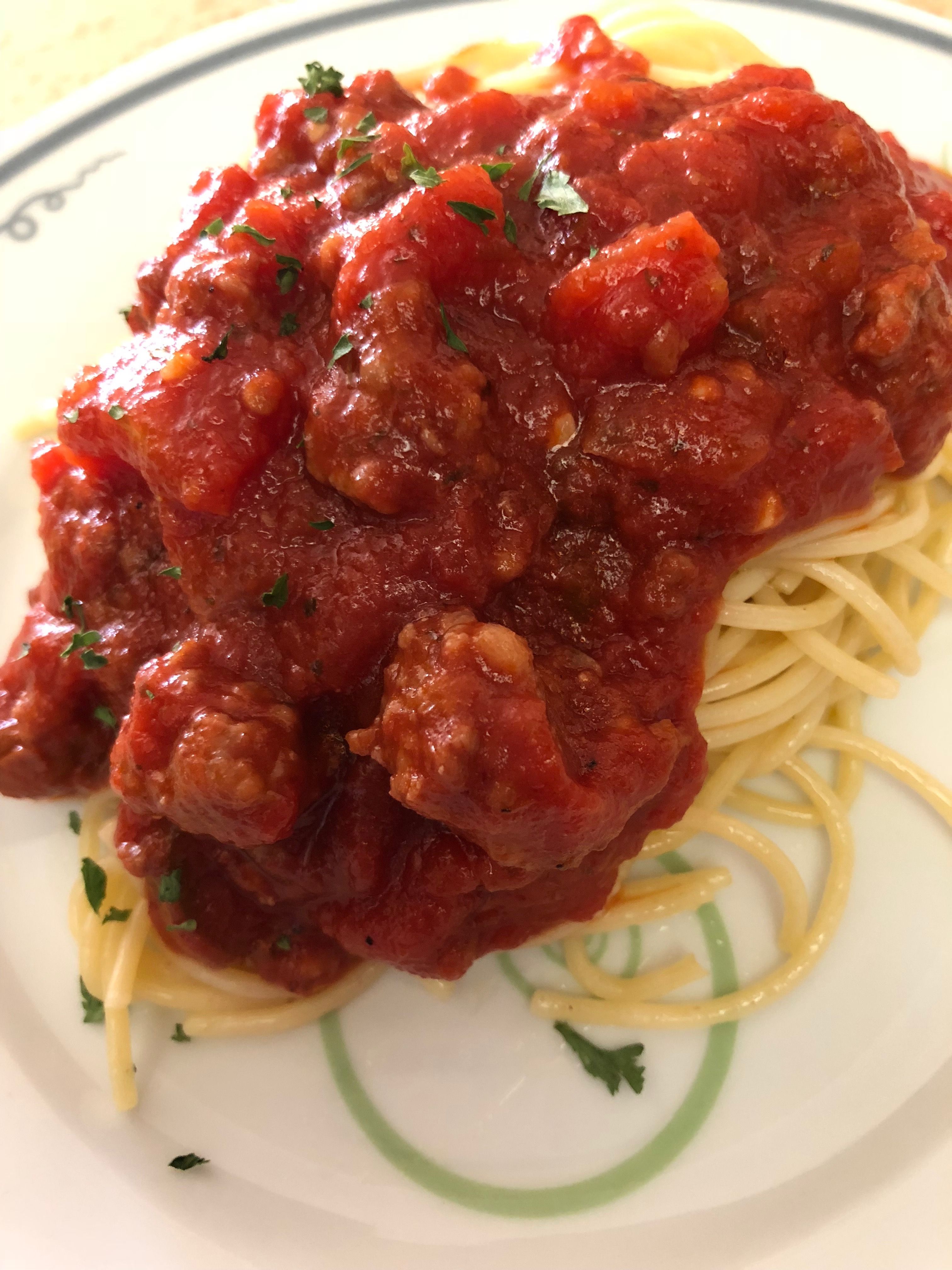 Mexican-Style Spaghetti and Meatballs