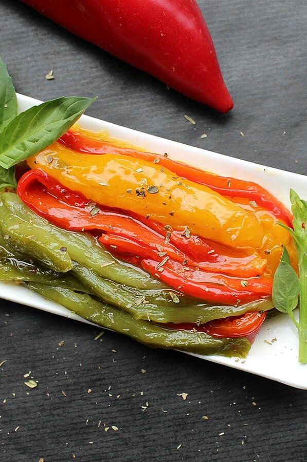 Roasted Peppers in Oil