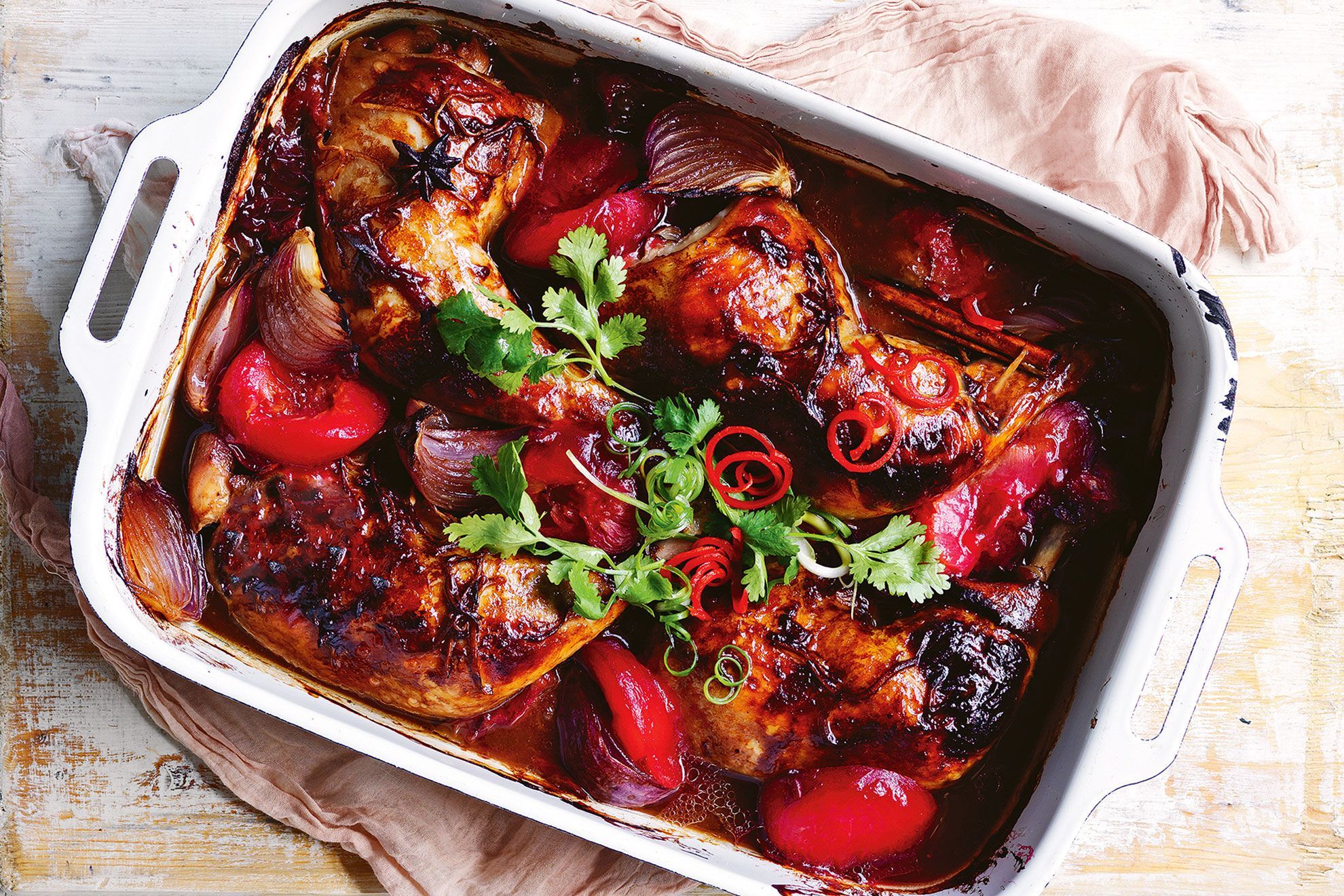 Chicken With Plums