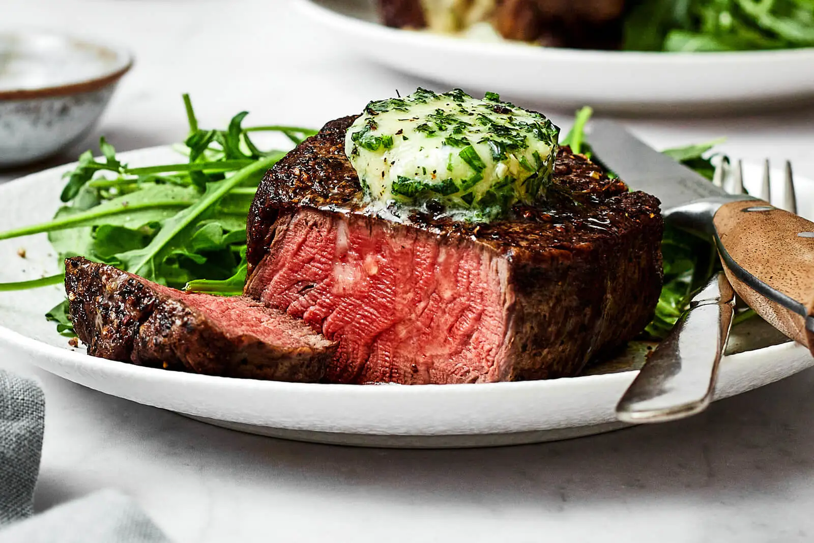 Deliciously cooked filet mignon
