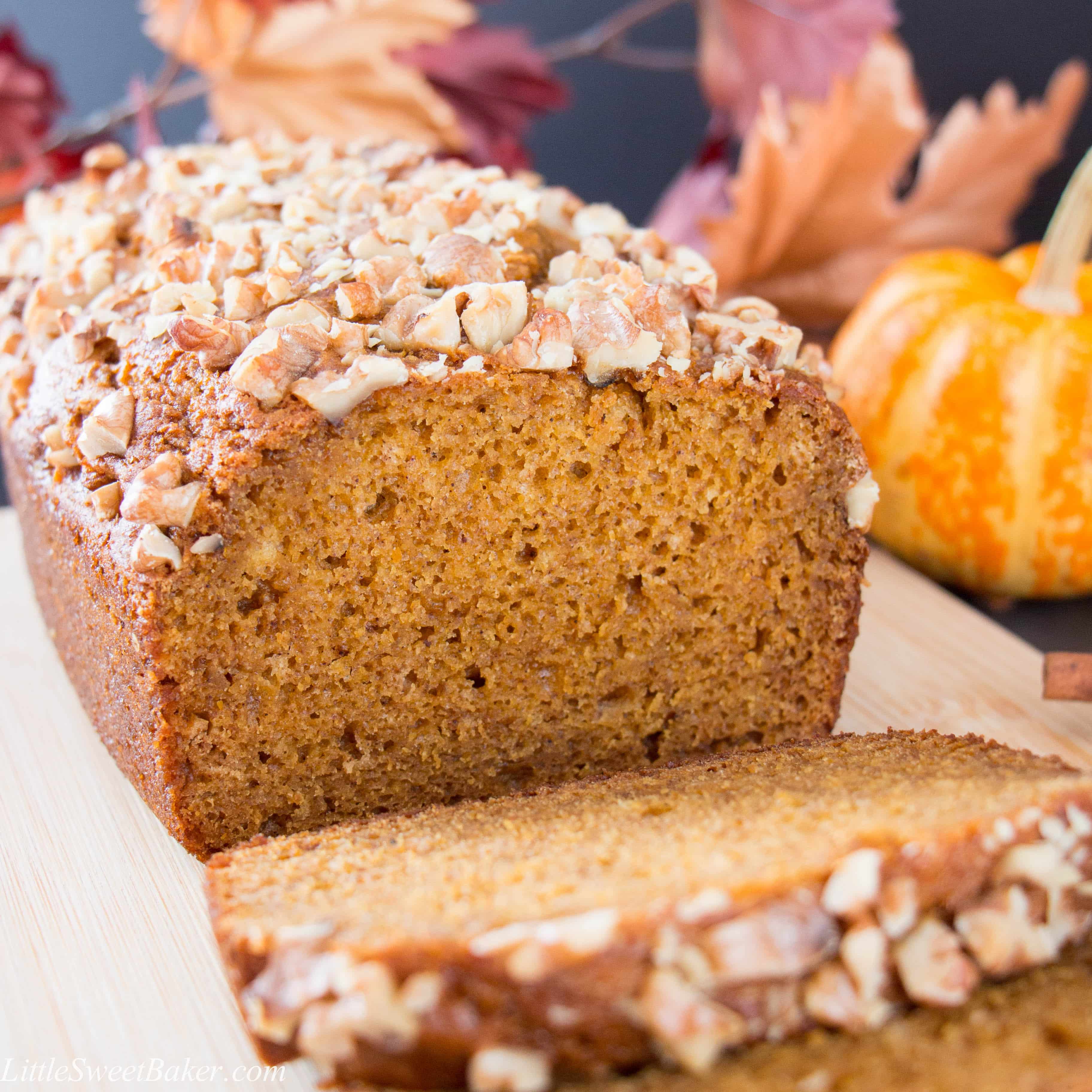 Healthier Pumpkin Bread