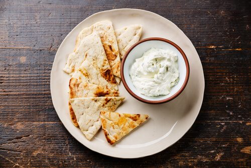 Garlic Pita Bread Bites