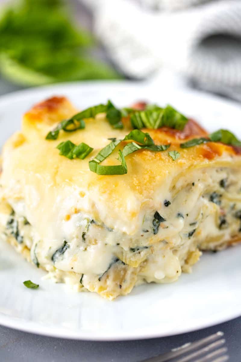 Spinach Artichoke Lasagna