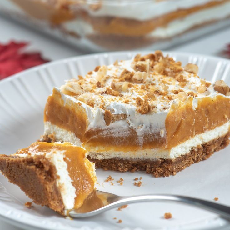 Creamy Layered Pumpkin Dessert