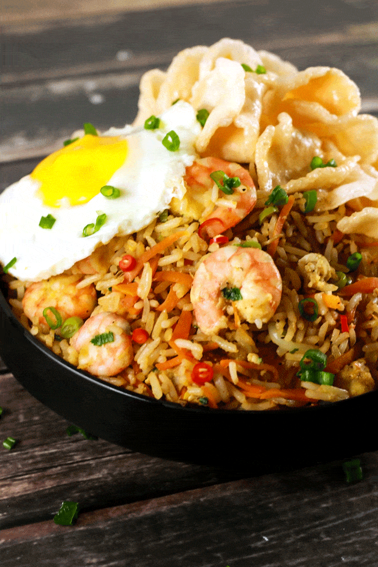 Prawn Nasi Goreng Spicy Indonesian Fried Rice