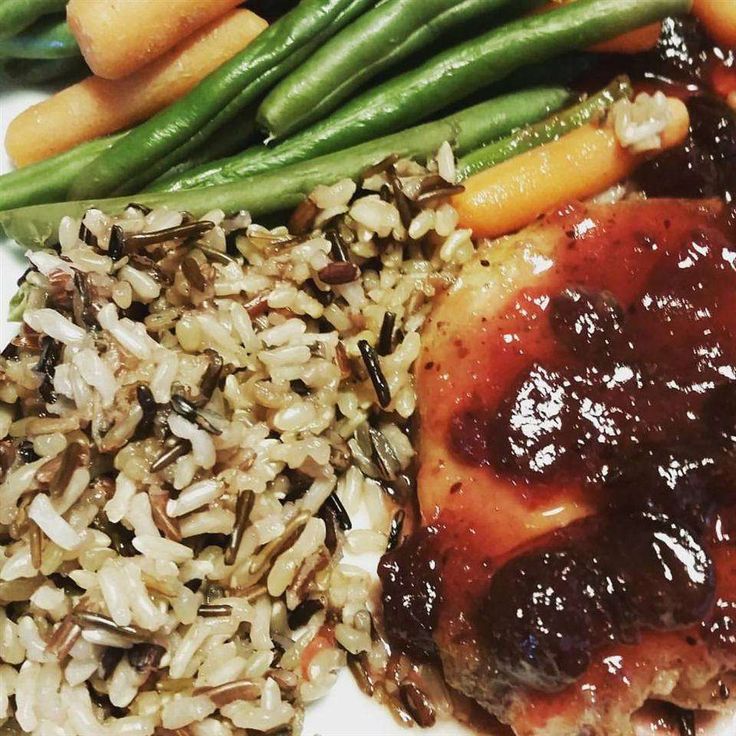 Quick Savory Cranberry Glazed Pork Loin Roast