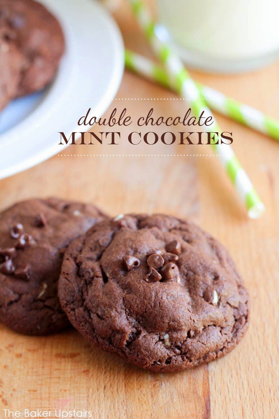 Double Chocolate Mint Cookies
