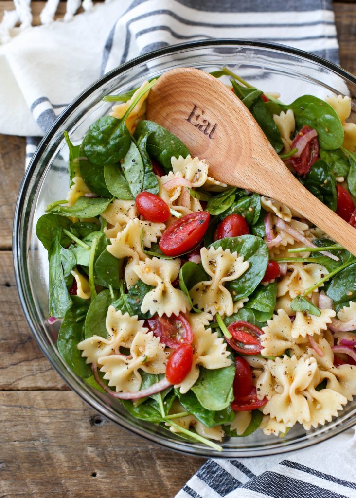 Spinach Pasta Salad